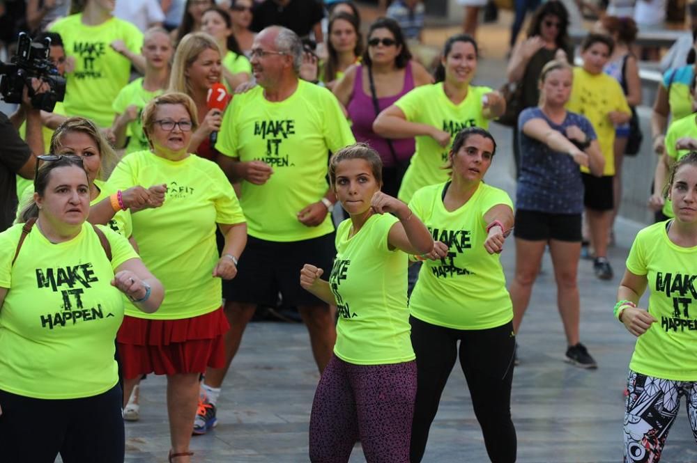 Zumba en la Avenida Libertad