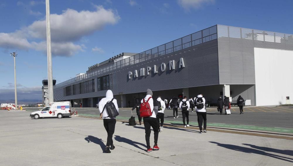 El Valencia ya está en Pamplona