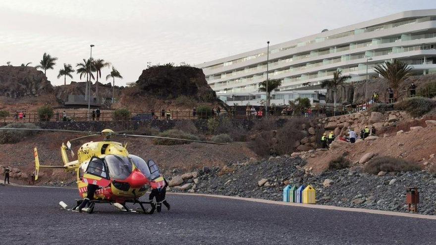 Imagen del servicio en la playa de La Enramada