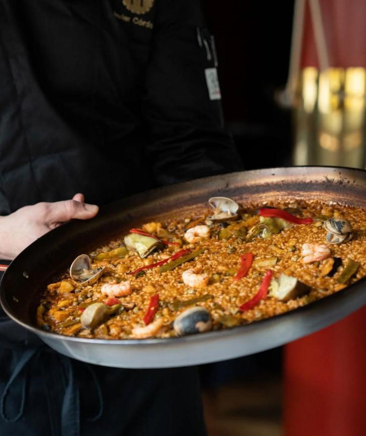 Arroz en Casa Nemesio, una de las casas de Grupo La Máquina en Madrid.