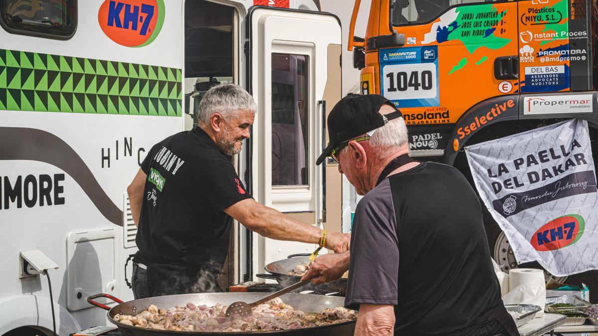 Jubany, durante la jornada de descanso