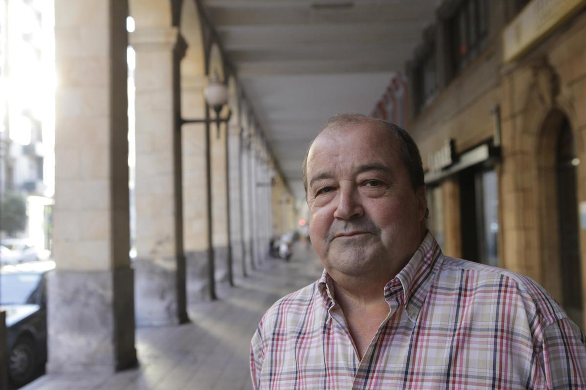 Héctor Roces, en octubre de 2011, tras su dimisión como secretario general de UGT de Gijón.