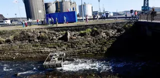 Los muelles de Avilés, referente en la UE de generación de energías limpias