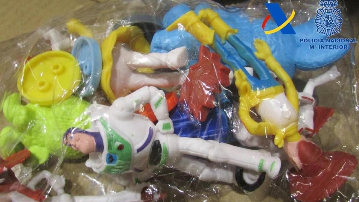juguetes intervenidos por la policia
