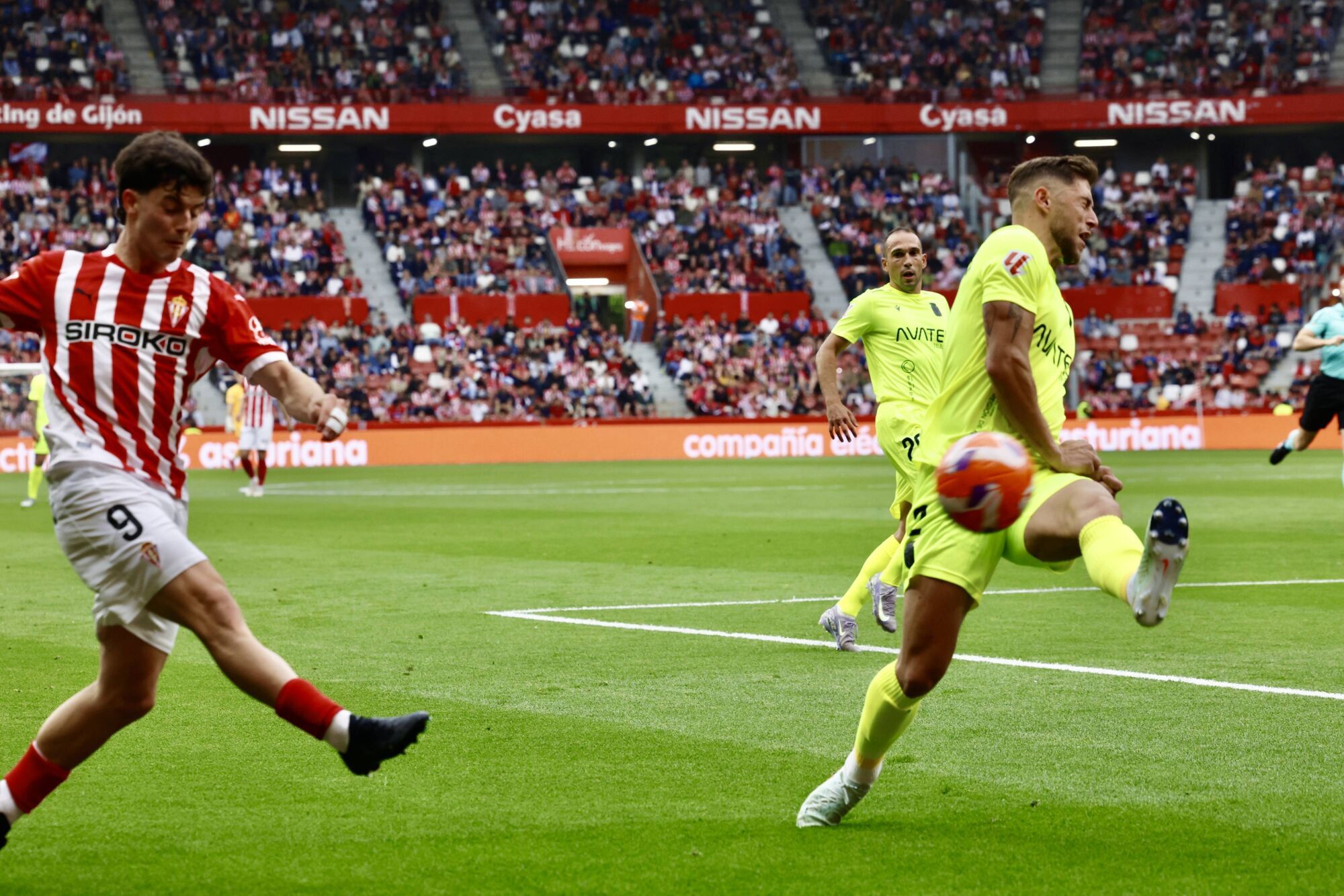 Así fue el partido entre el Sporting y el Cartagena