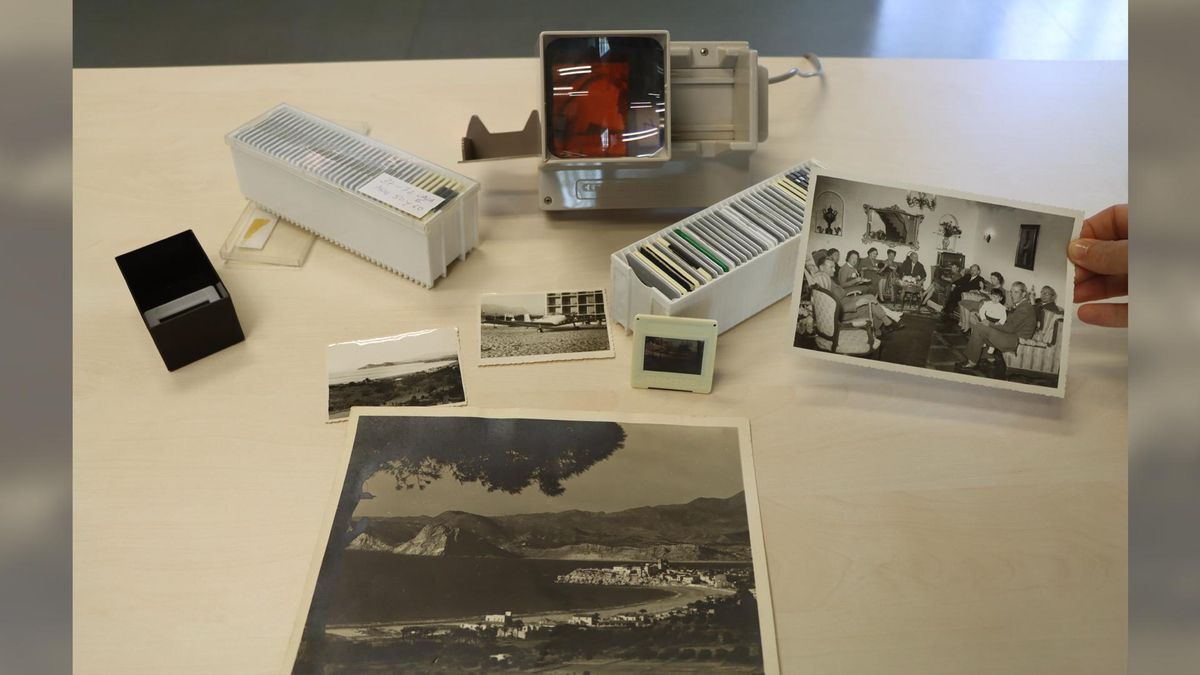 Parte de las imágenes donadas al archivo municipal de Benidorm.