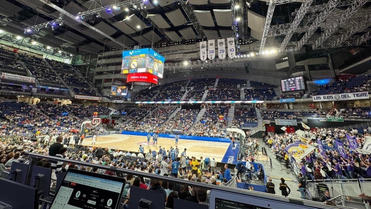 El Movistar Arena, pista del Real Madrid