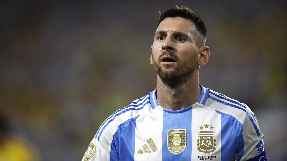 Leo Messi, capitán de la selección argentina
