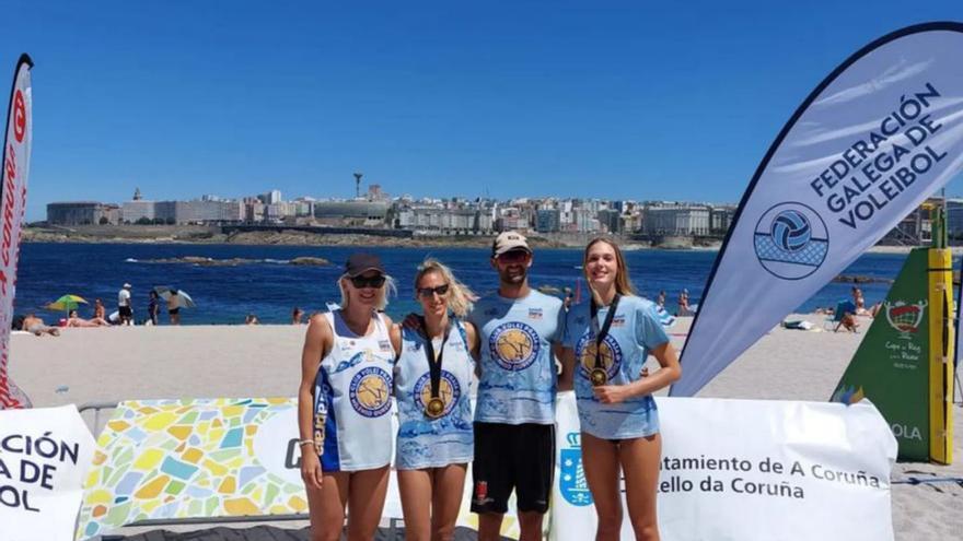 El Club Milenio cierra la temporada de voley playa