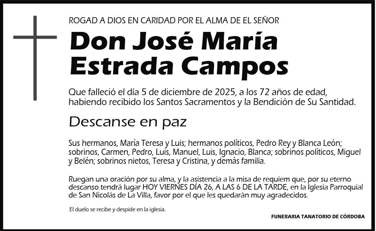 José María Estrada Campos