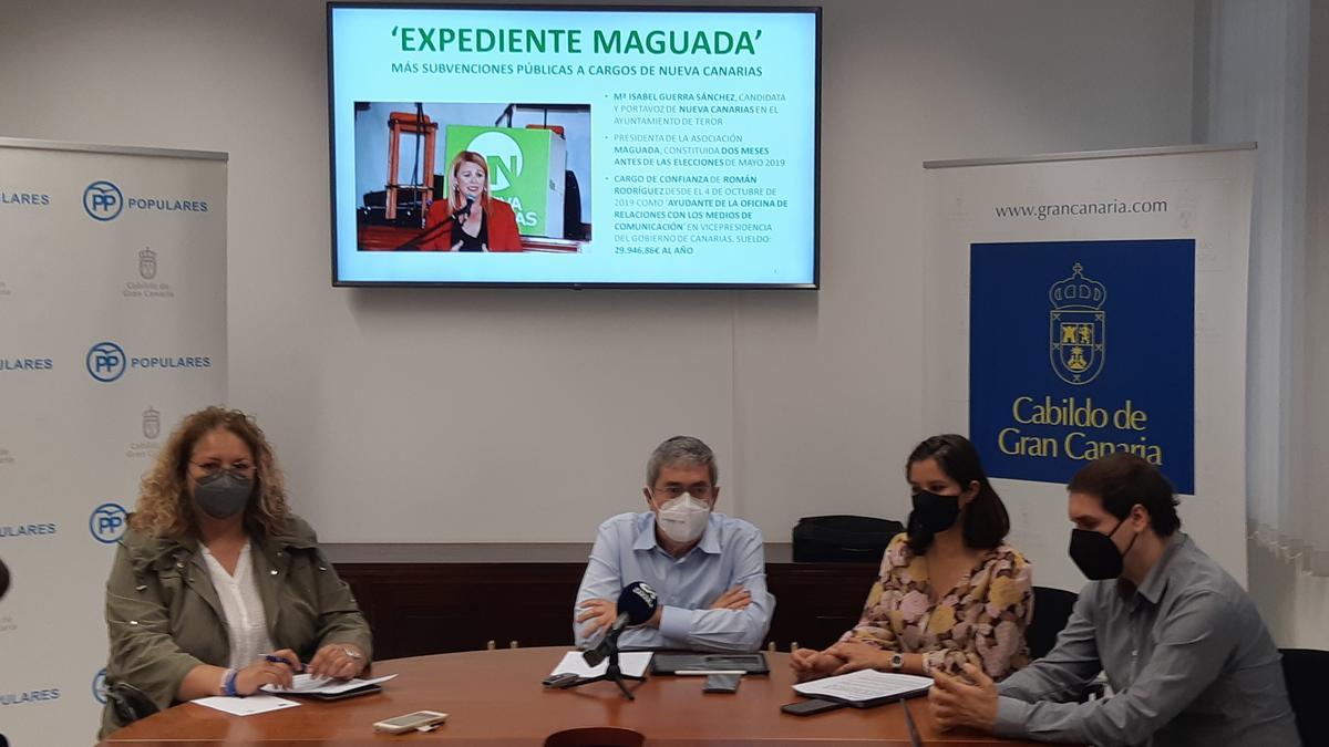 Rueda de prensa del Grupo del PP del Cabildo de Gran Canaria