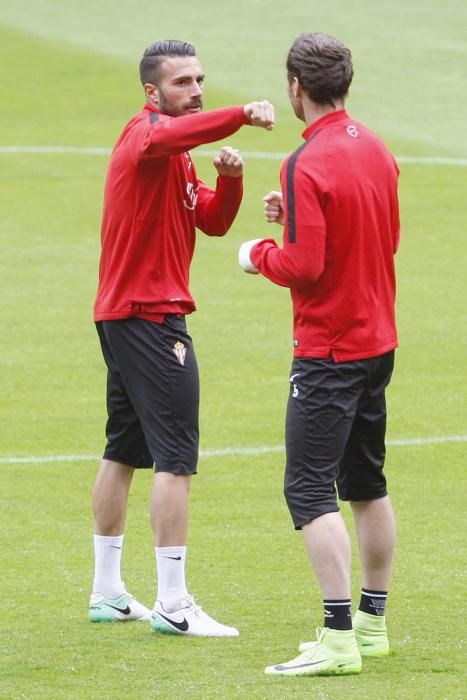 Entrenamiento del Sporting