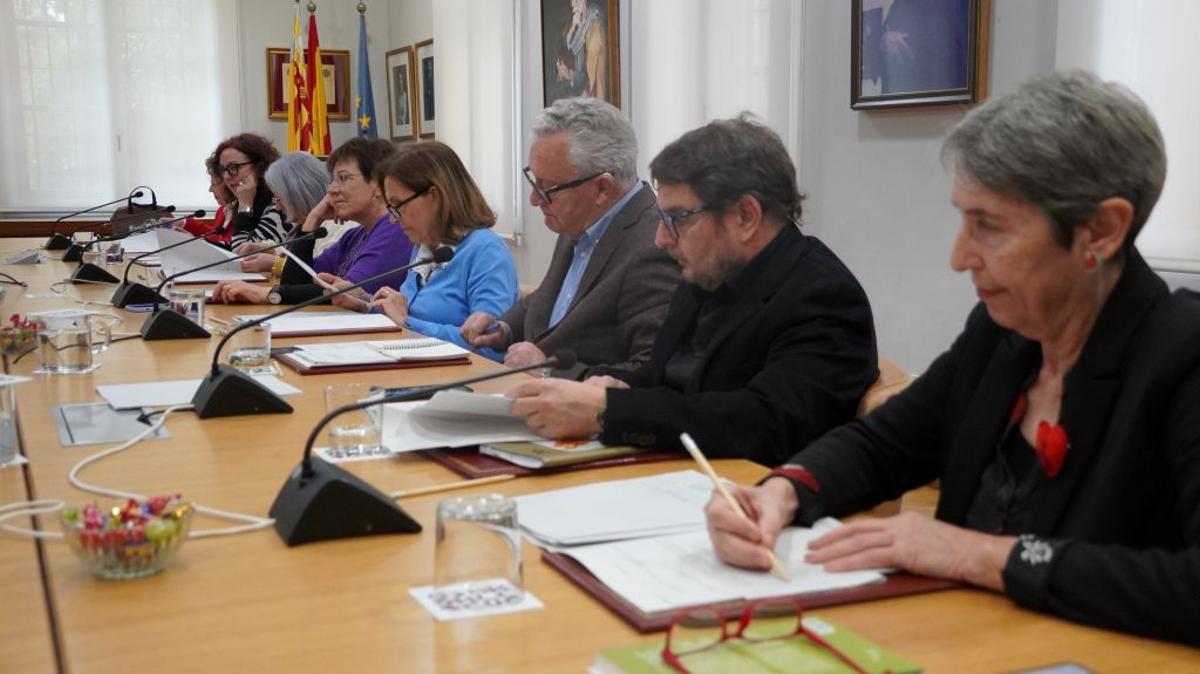 Imagen del pleno del Consell Valencià de Cultura de este lunes