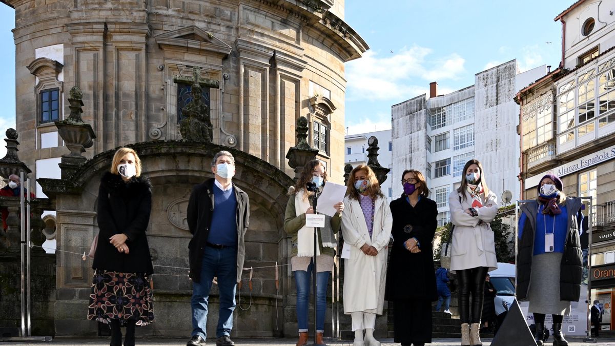 25N: Galicia salió a la calle vestida de morado