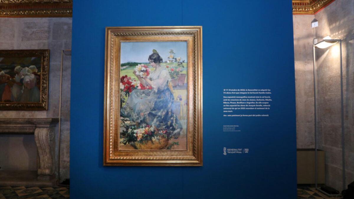'La labradora', de Joaquín Sorolla, obra adquirida por la Generalitat Valenciana a la familia Lladró.
