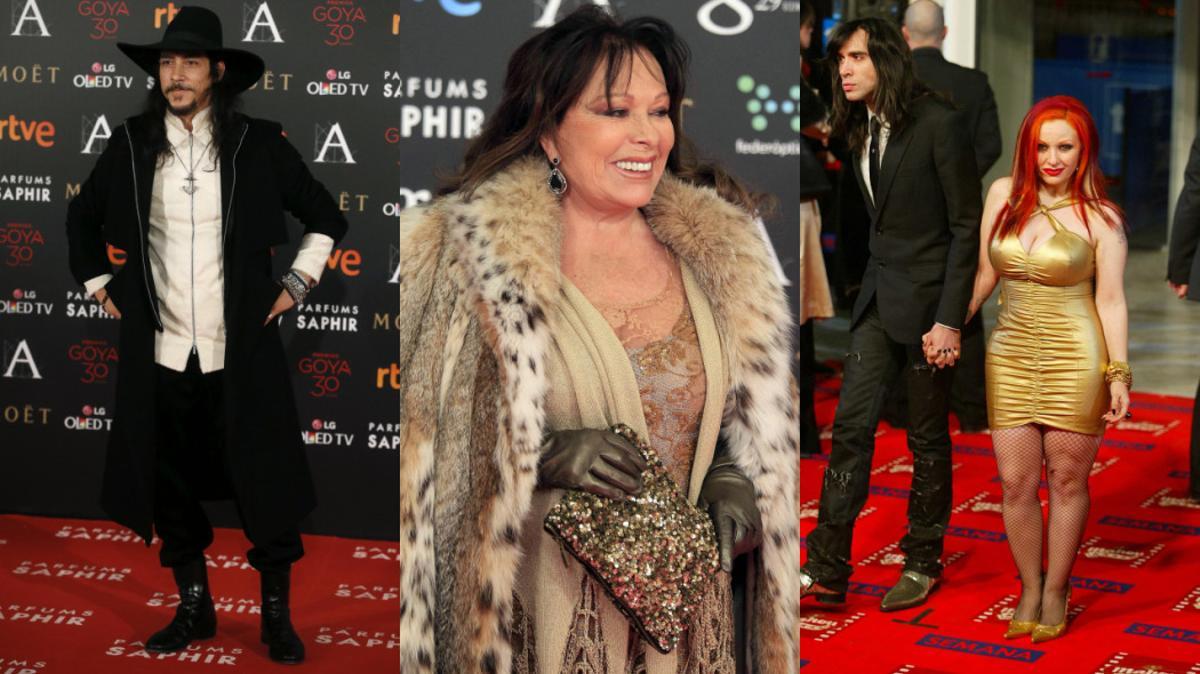 Estos son algunos de los peores vestidos en los premios Goya