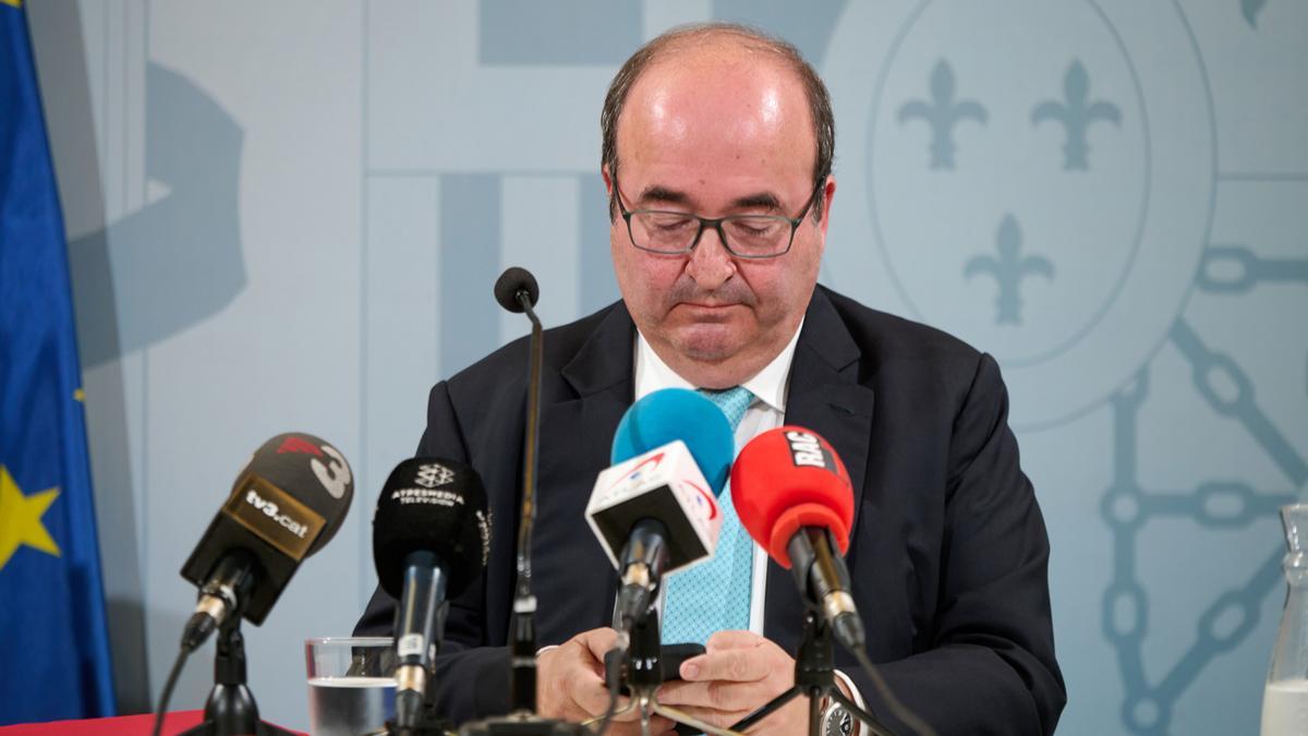 El ministro de Cultura y Deportes, Miquel Iceta.