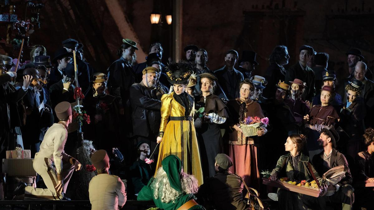 La representación de 'La Bohème' en la Arena di Verona