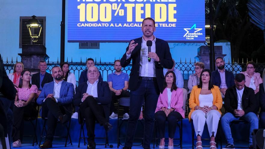 Acto de presentación del candidato de Coalición Canaria a la alcaldía de Telde, Héctor Suárez.