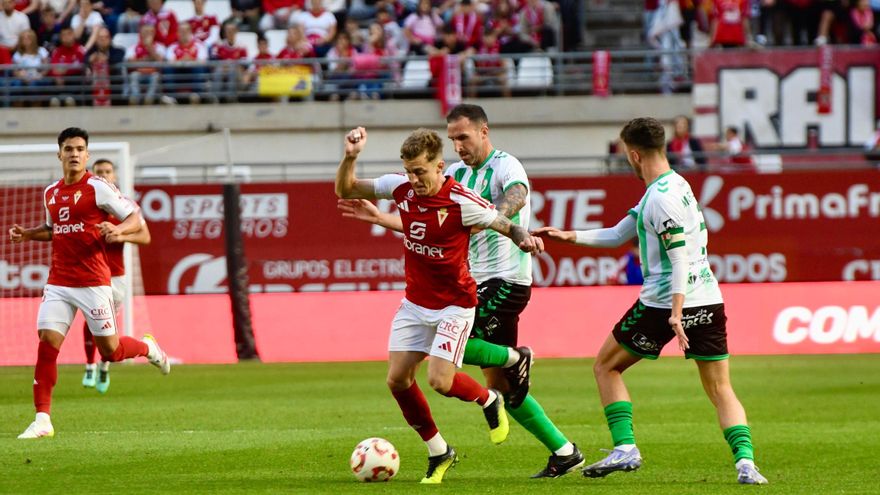 Segunda despedida de Loren Burón como jugador del Real Murcia
