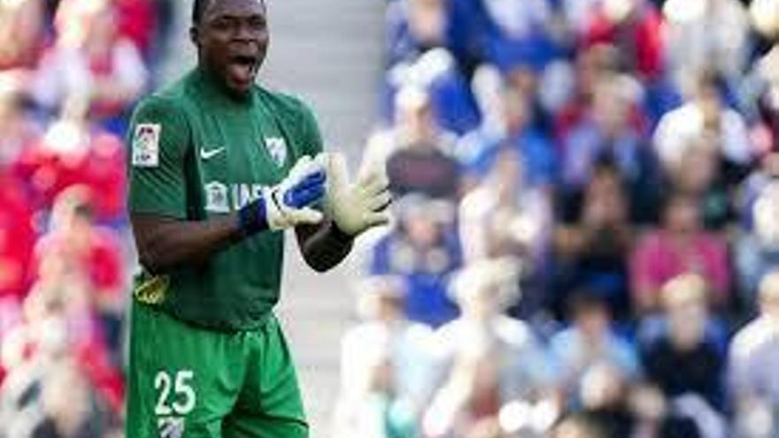 Carlos Kameni, el portero titular del Málaga.