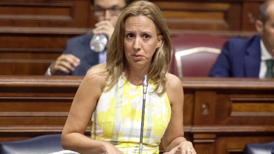 La consejera de Hacienda, Rosa Dávila