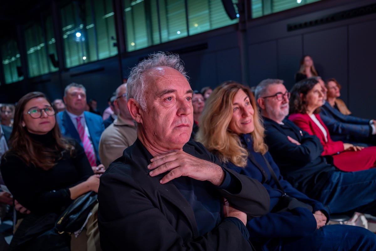 El chef Ferran Adrià, durante la celebración de los premios Cata Mayor.