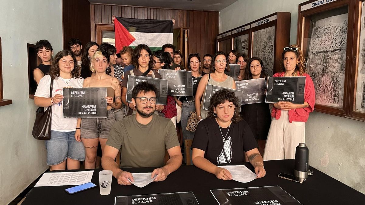 Integrantes de la asociación en defensa del cine Goya