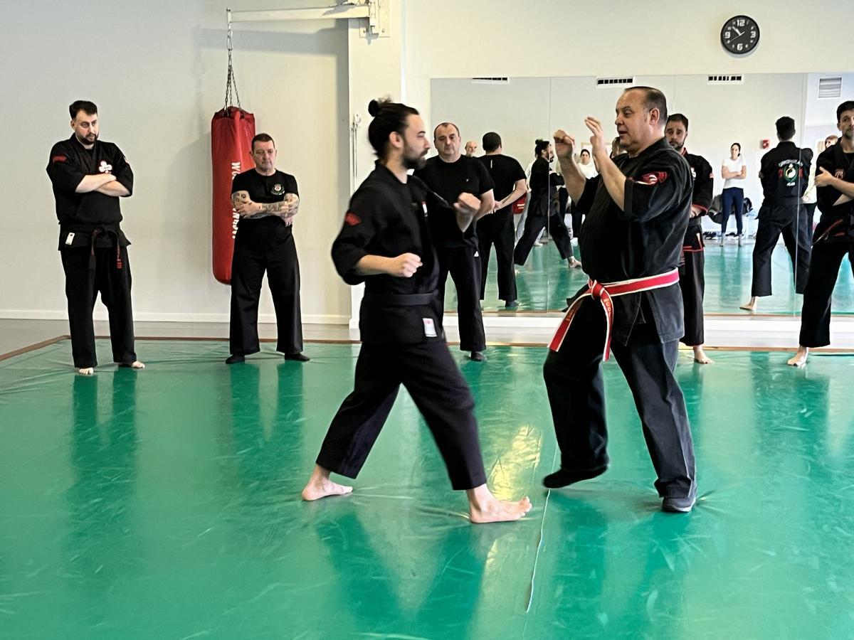 El taller de autodefensa celebrado en La Fresneda