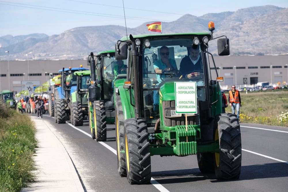 Tractorada en defensa del campo alicantino