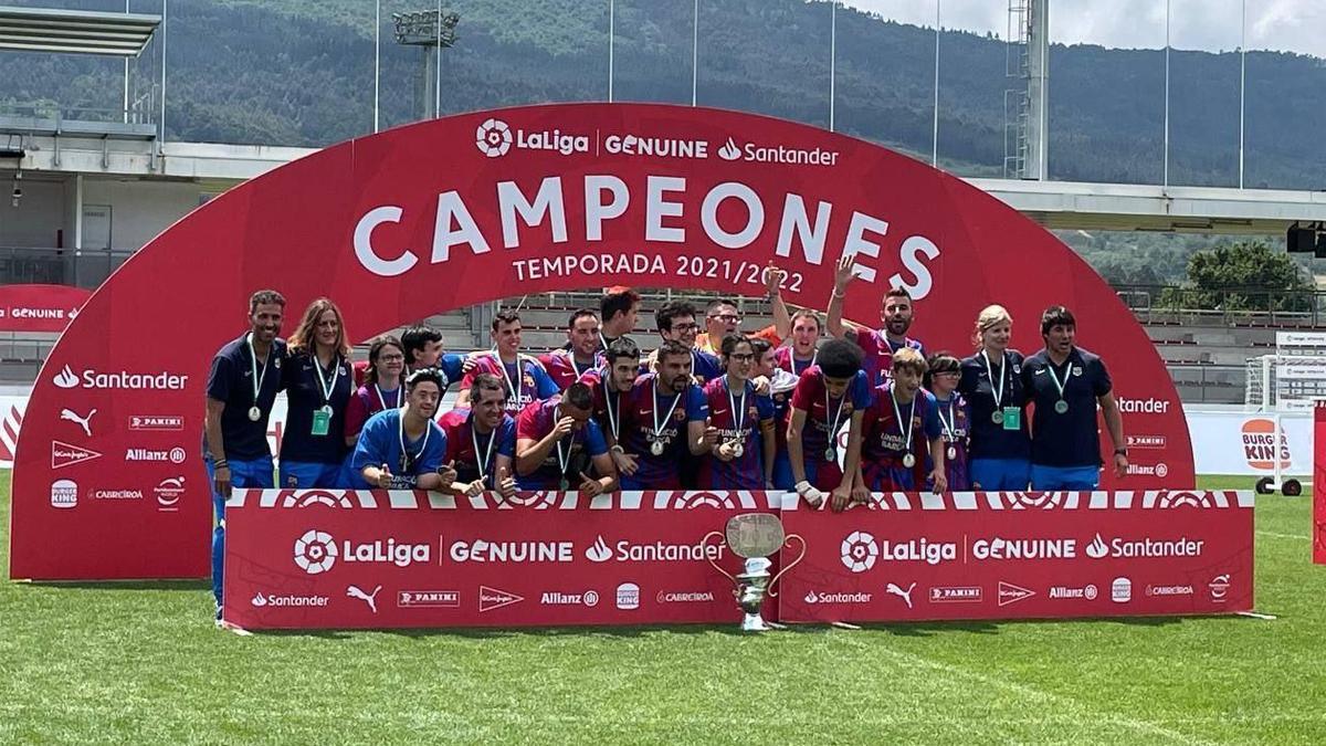 El Fundació Barcelona se llevó la Liga Genuine