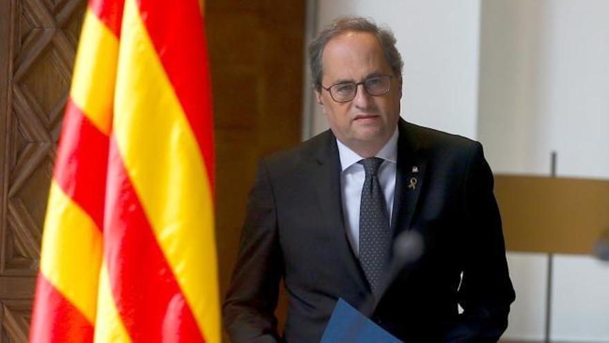 Torra anuncia elecciones anticipadas en Cataluña