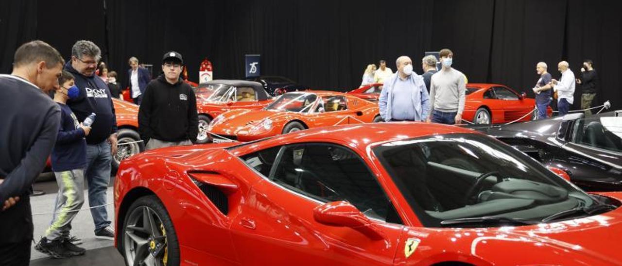 La exposición especial que repasa  la historia de los 75 años de Ferrari.   | // ALBA VILLAR