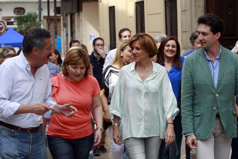 Cospedal en un acto con Nuevas Generaciones del PP valenciano