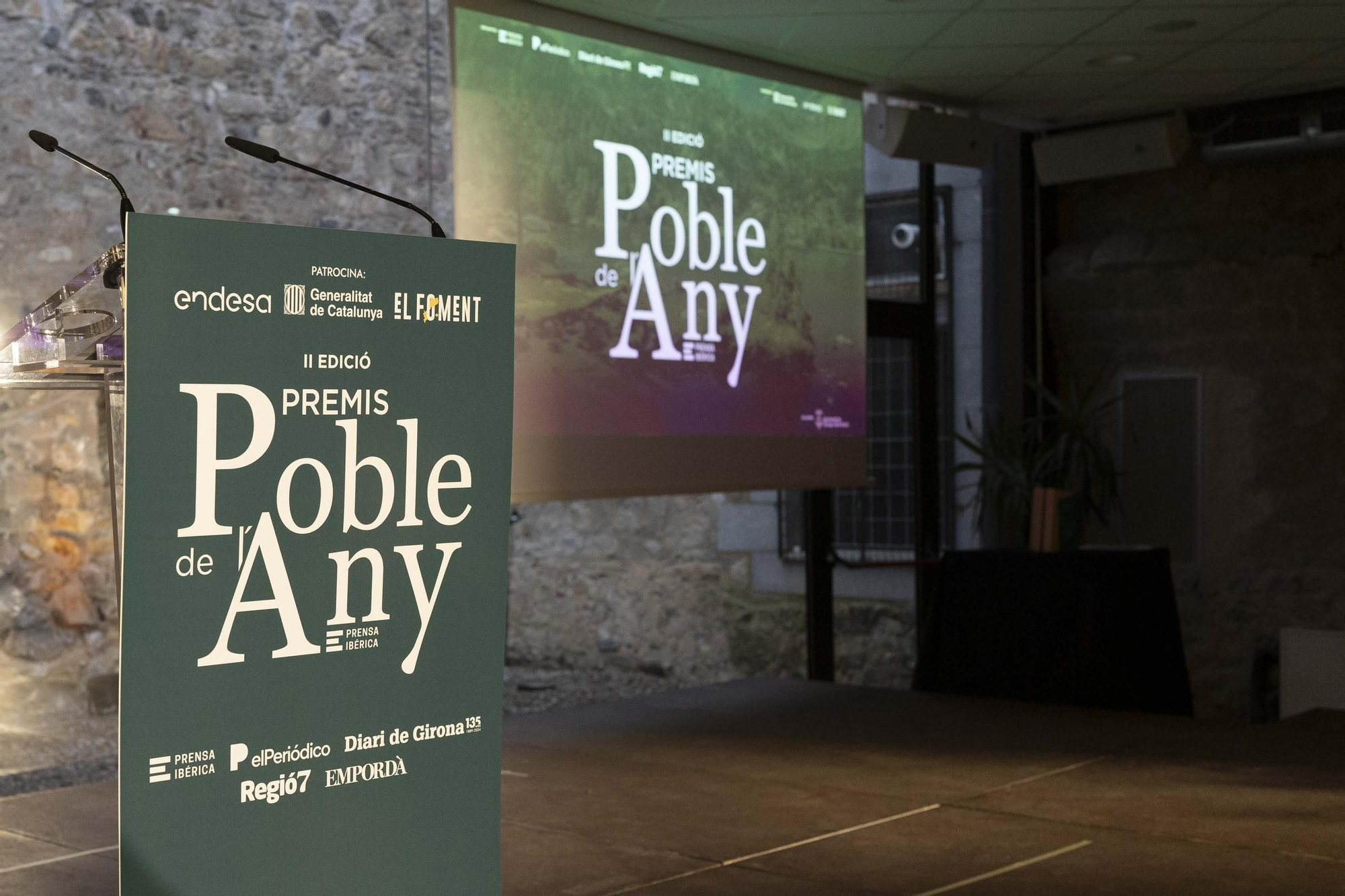 Les imatges dels Premis Poble de l’Any 2024 al Castell de Calonge