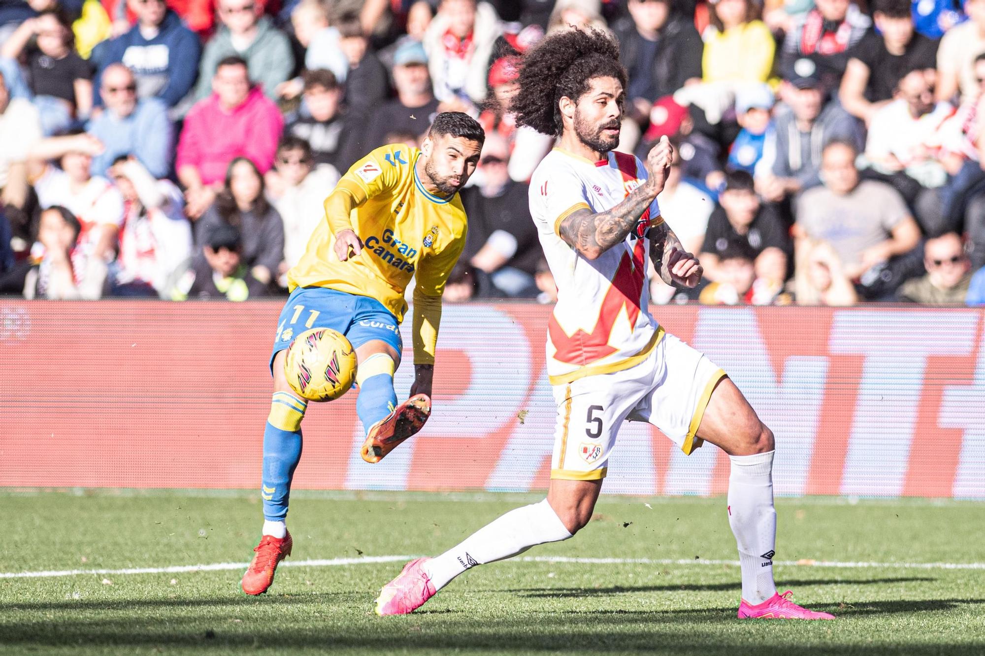 Partido entre el Rayo Vallecano y la UD Las Palmas