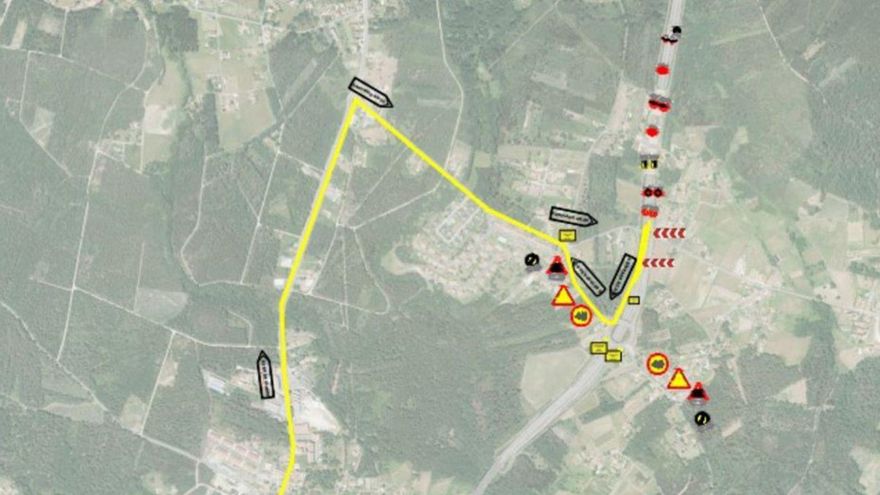 Las obras de la AG-59 cortarán el tráfico en el enlace de A Ramallosa