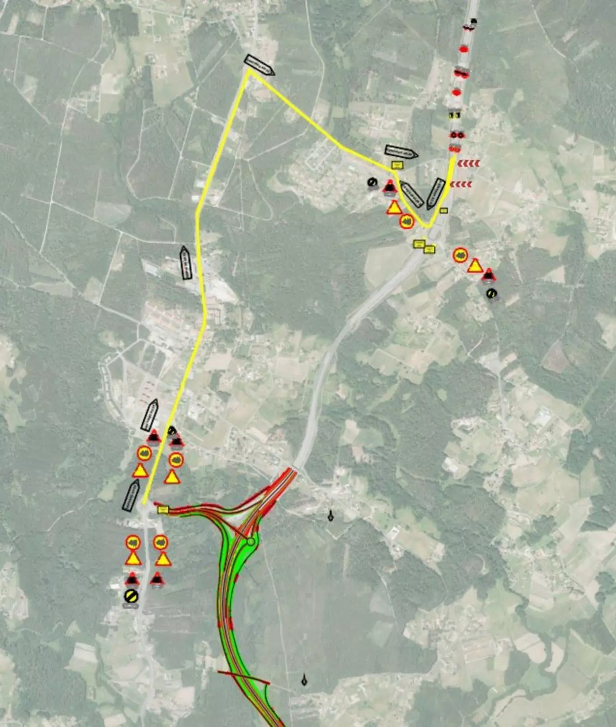Las obras de la AG-59 cortarán el tráfico en el enlace de A Ramallosa