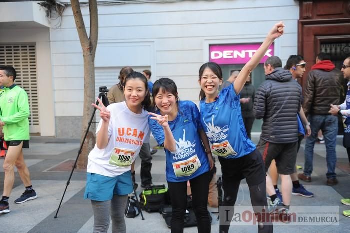 Salida Maratón y Media Maratón de Murcia