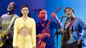 Ben Harper, Lorde, Bryan Adams y Rufus Wainwright.