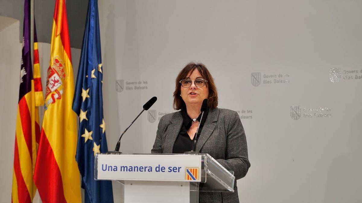 La vicepresidenta del Govern, Antònia Maria Estarellas, en una imagen de archivo.