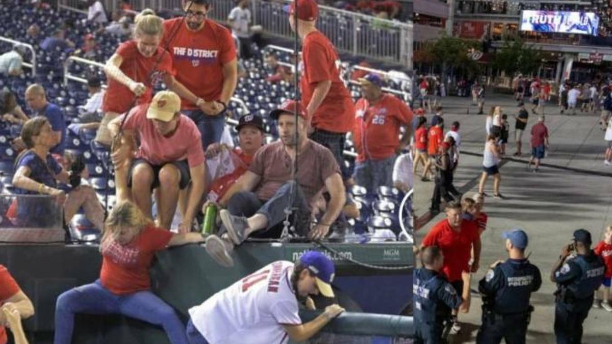 Suspendido un partido de beisbol en pleno juego... ¡¡por un tiroteo!!