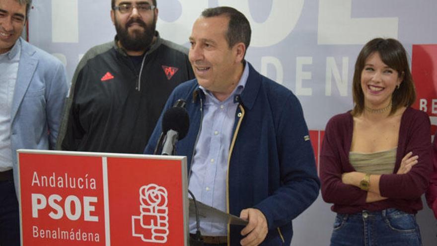 El secretario general del PSOE de Málaga, José Luis Ruiz Espejo, ha participado en una jornada de trabajo de Juventudes Socialistas de Andalucía en Benalmádena.