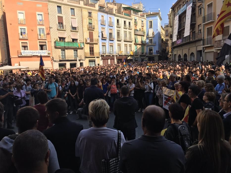 Respostes a la sentència: centenars de persones es manifesten a Manresa contra la sentència