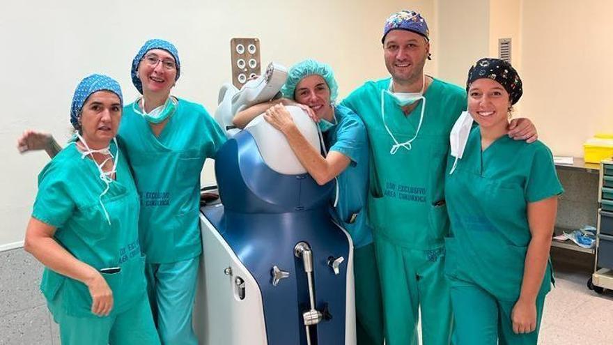 Primera operación de traumatología con cirugía robótica