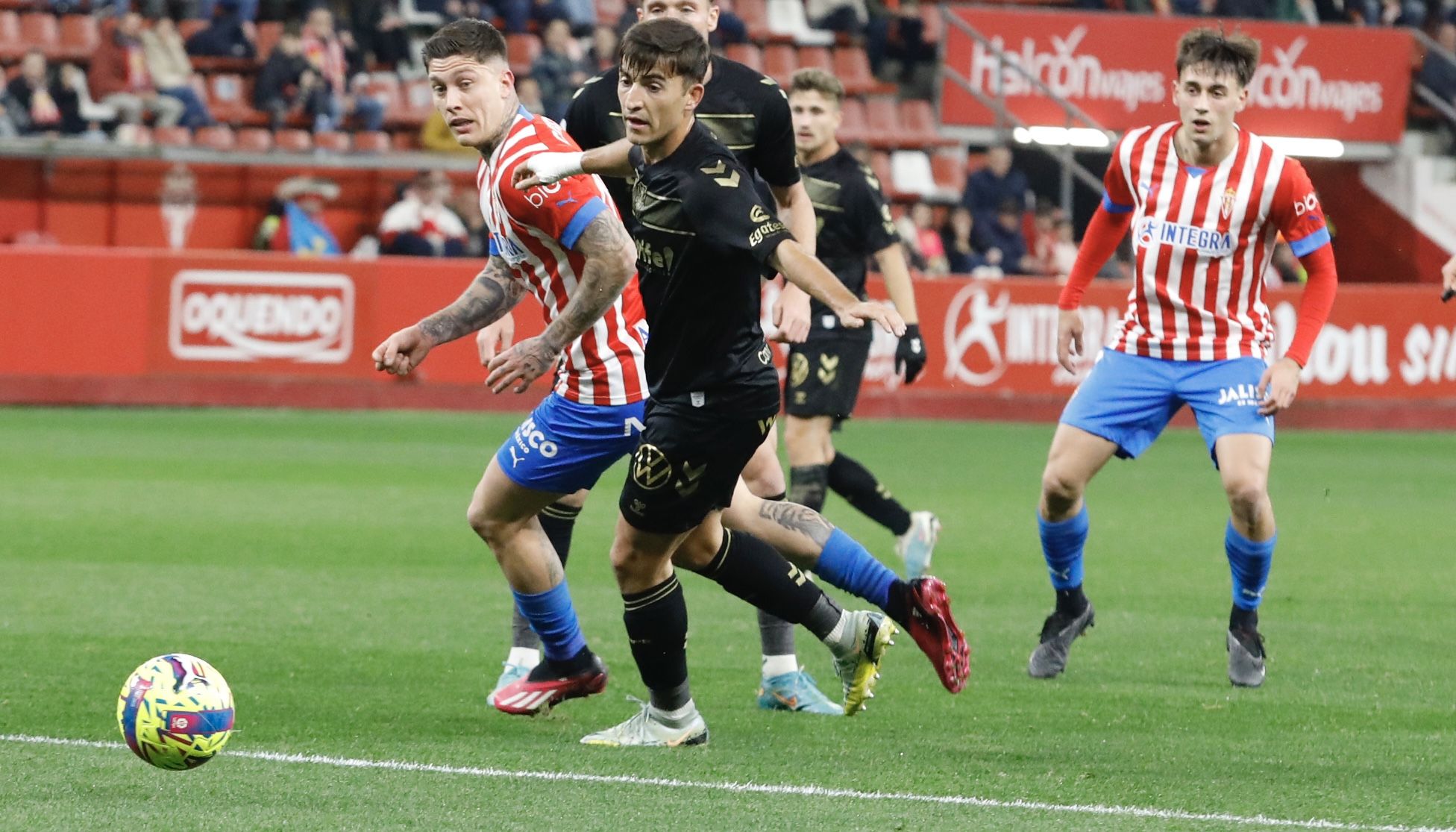 Así se vivió el encuentro entre el Sporting y el Tenerife