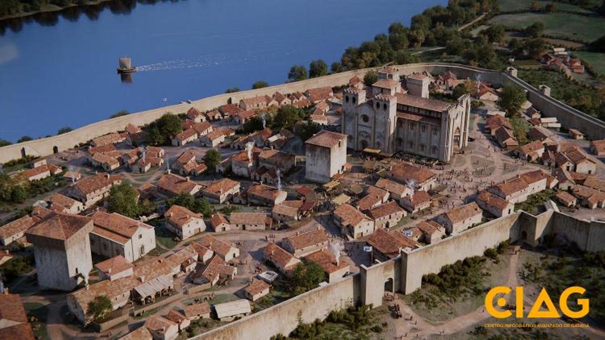 La villa medieval de Tui