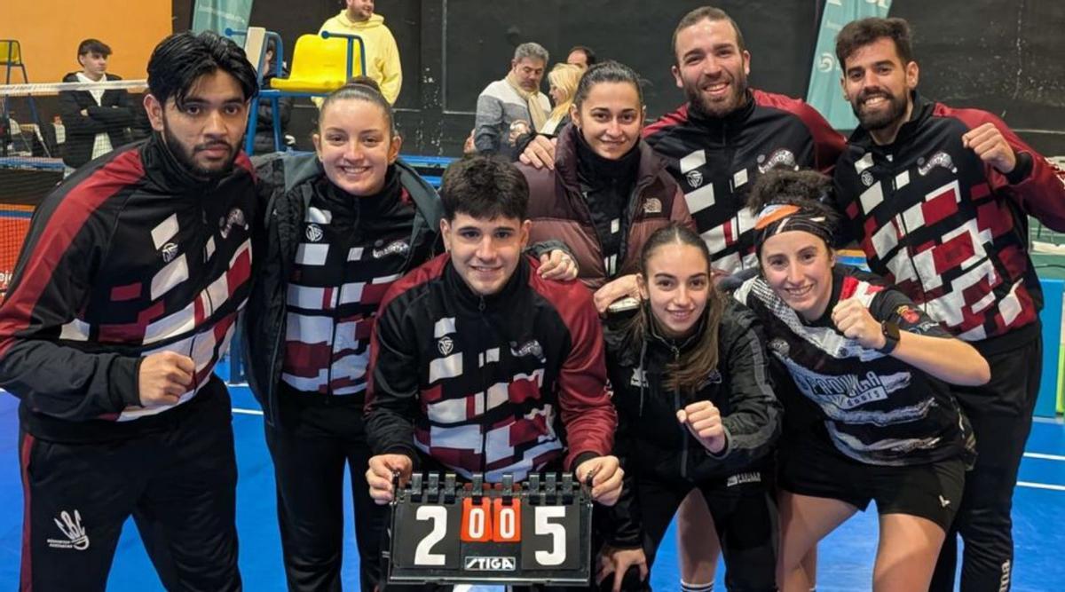 El Puertas Padilla Cartagena, celebrando su victoria en Huesca. | P.P.C.