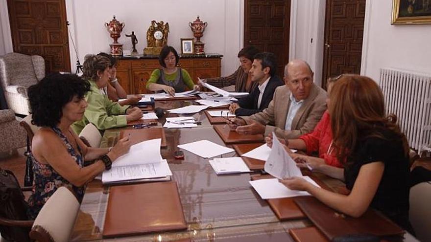 Comisión de Igualdad del Ayuntamiento de Zamora, ayer.