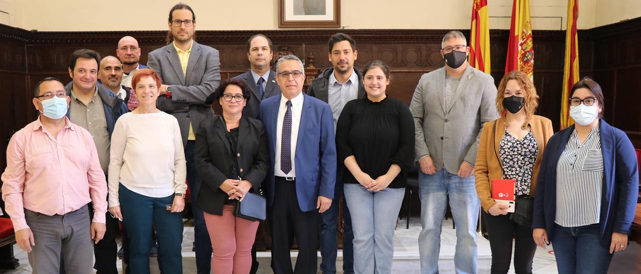 Recepción oficial en el Ayuntamiento de Sagunt